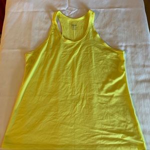 Nike Dry Fit Tank Top Yellow Size XL